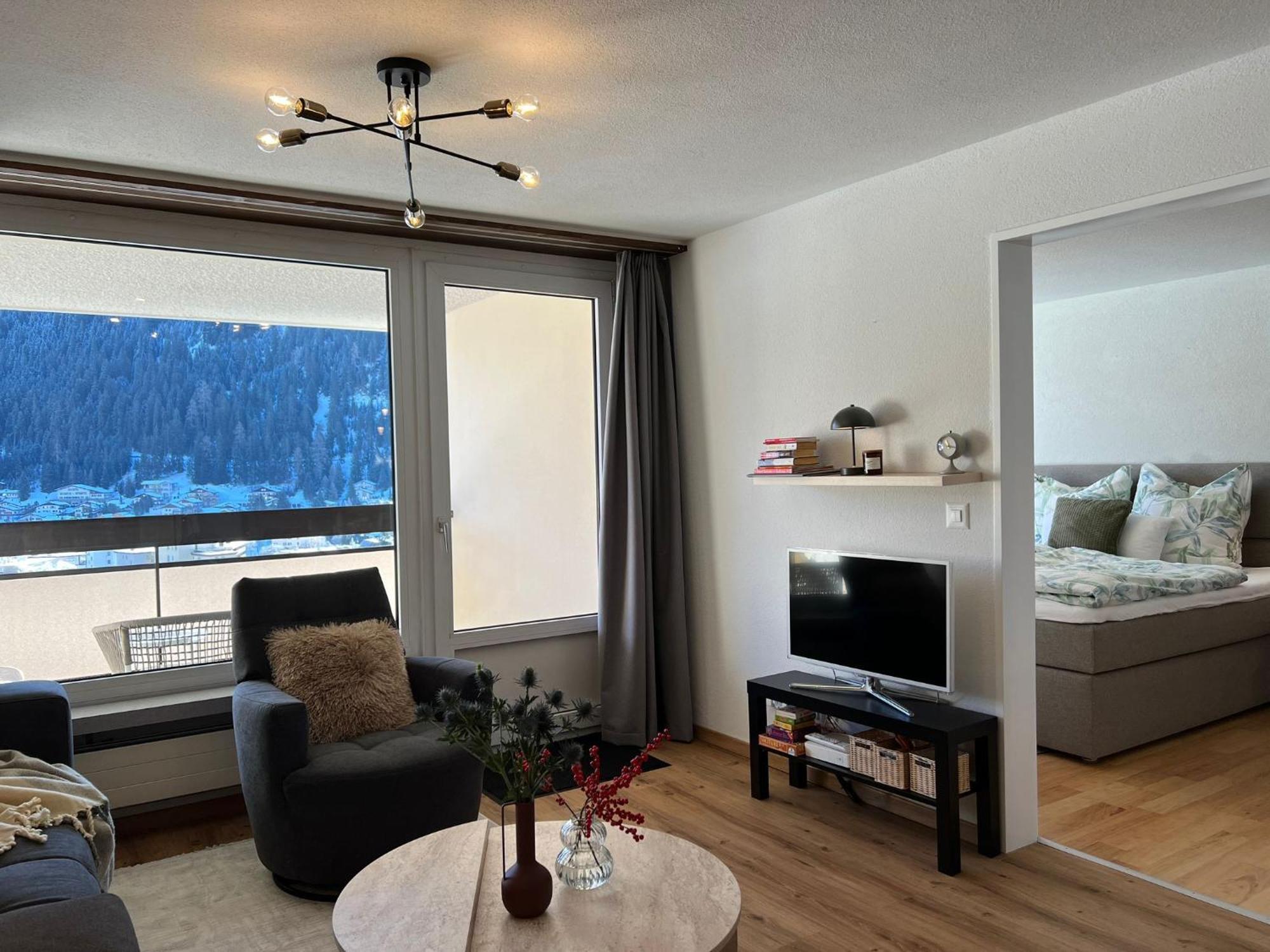 New Renovated Apartment In Center Of Davos Exterior foto